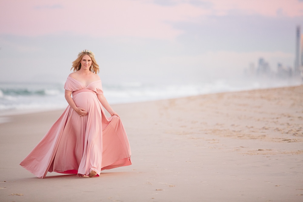 Gold Coast maternity photographer beach portraits Field + Forest Photography www.fieldandforest.com.au