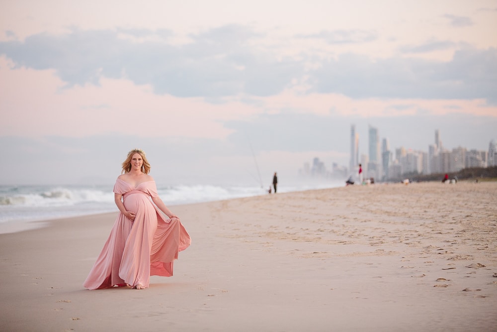 Gold Coast maternity photographer beach portraits Field + Forest Photography www.fieldandforest.com.au